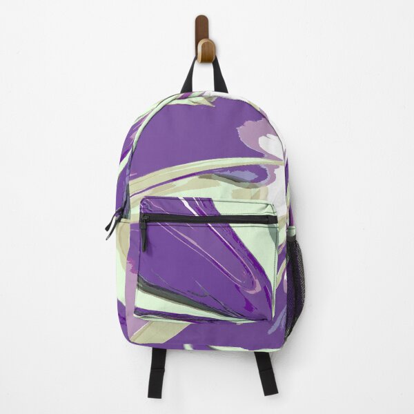Item preview, Abstract Swirls of Light Yellow and and Purple designed and sold by deniselynnimage.