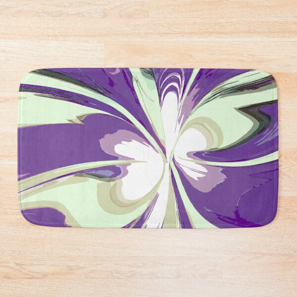Item preview, Abstract Swirls of Light Yellow and and Purple designed and sold by deniselynnimage.
