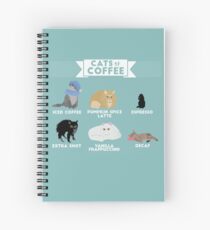 Katzen als Kaffee Spiralblock