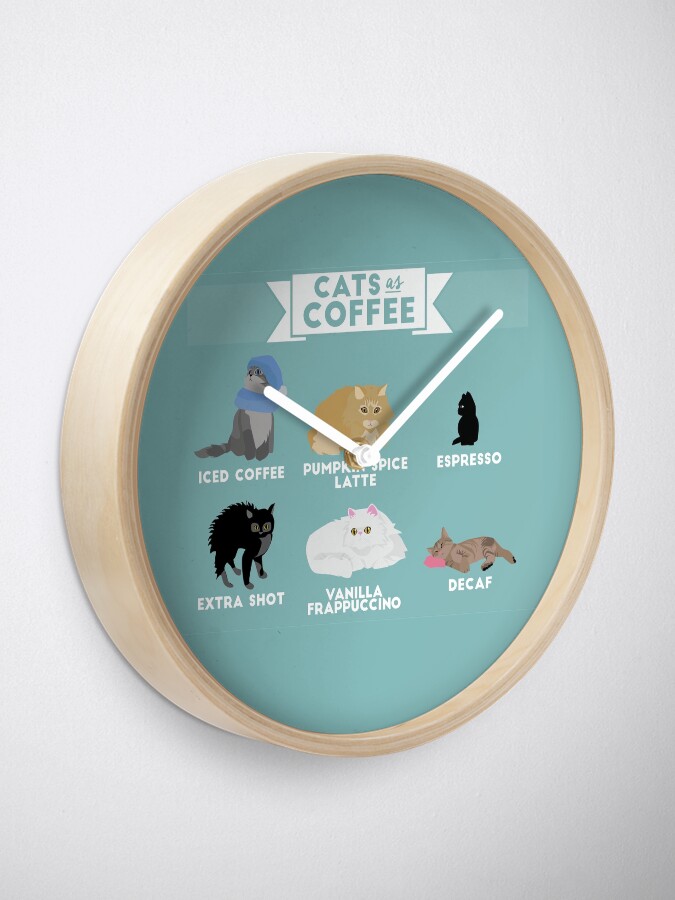 Alternate view of Cats As Coffee Clock