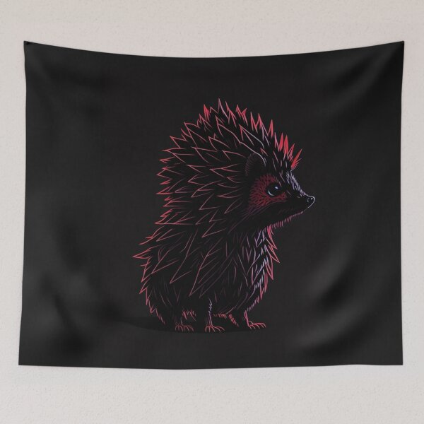 Item preview, Hedgehog Silhouette Sticker - Cute Animal designed and sold by joejiing.