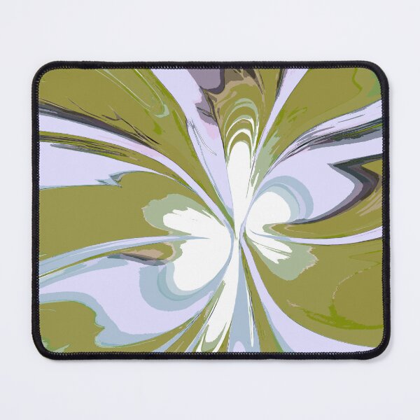 Item preview, Abstract Swirls of Mustard and Light Blue designed and sold by deniselynnimage.