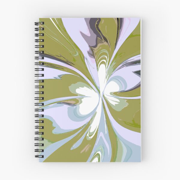 Item preview, Abstract Swirls of Mustard and Light Blue designed and sold by deniselynnimage.