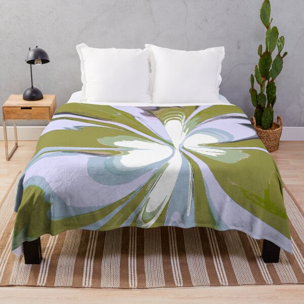 Item preview, Abstract Swirls of Mustard and Light Blue designed and sold by deniselynnimage.