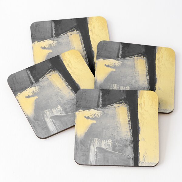 Item preview, black yellow abstract designed and sold by ElaSzczepaniak.