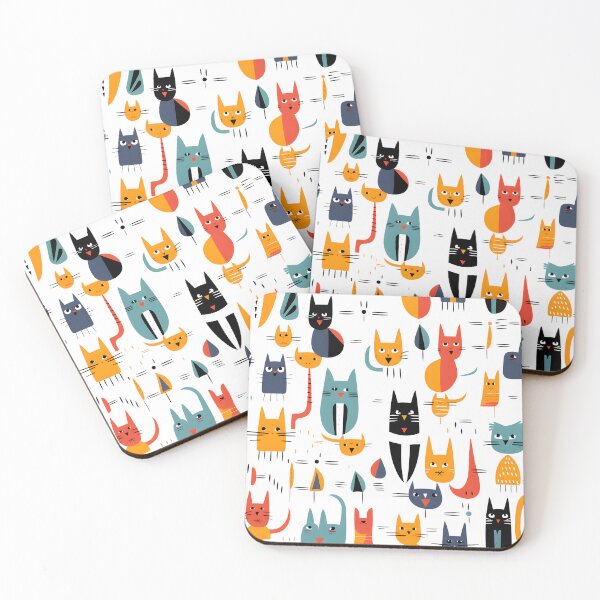 Item preview, MeowNificent Cat Collection, cat herd art, gifts, pets, animals, funny cats, cats lover. designed and sold by im9creative.