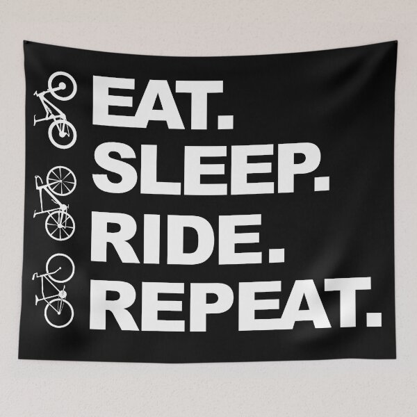Item preview, Eat Sleep RIDE Repeat designed and sold by Ellisano.