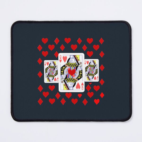 Item preview, RED QUEEN OF HEARTS ON BLACK PATTERN ART91png designed and sold by Boutedesigns.