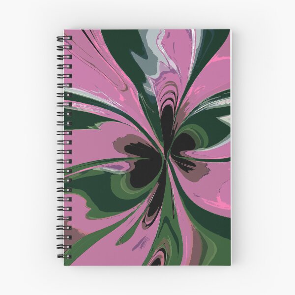 Item preview, Abstract Swirls of Pink and Olive Green designed and sold by deniselynnimage.