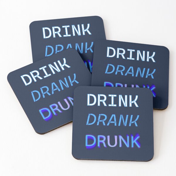 Item preview, Funny print - Drink Drank Drunk designed and sold by Monkey-Bar.