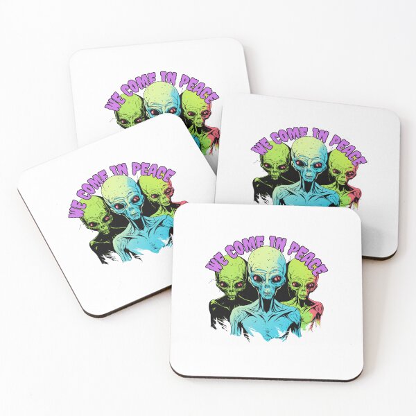 Item preview, We Come In Peace  designed and sold by letsgetinspired.