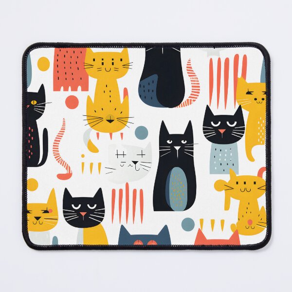 Item preview, MeowNificent Cat Collection, cat herd art, gifts, pets, animals, funny cats, cats lover. designed and sold by im9creative.