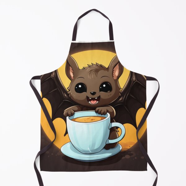 Item preview, Bat with coffee mug designed and sold by MixedModernArt.