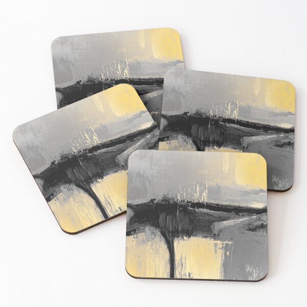 Item preview, black yellow abstract designed and sold by ElaSzczepaniak.