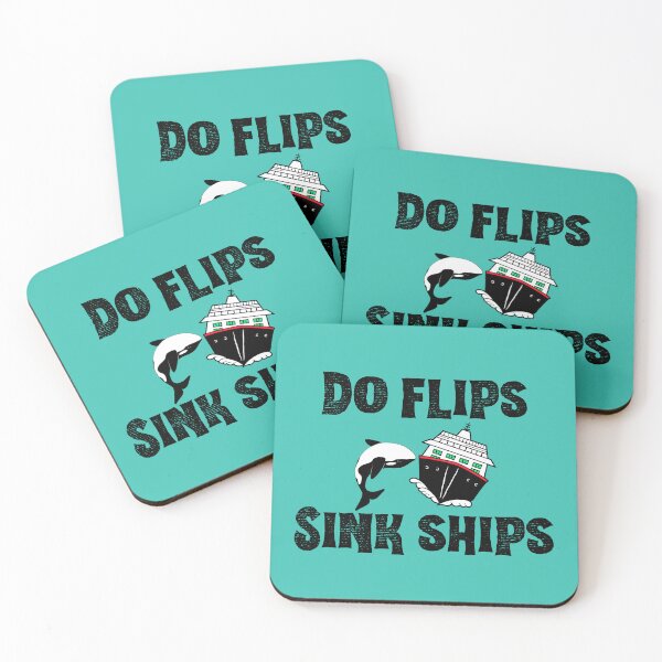 Item preview, Do Flips Sink Ships Orca designed and sold by toadsforall.