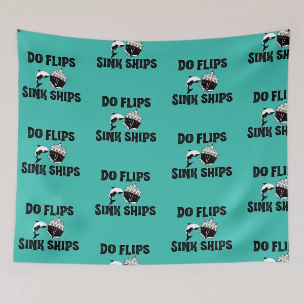 Item preview, Do Flips Sink Ships Orca designed and sold by toadsforall.
