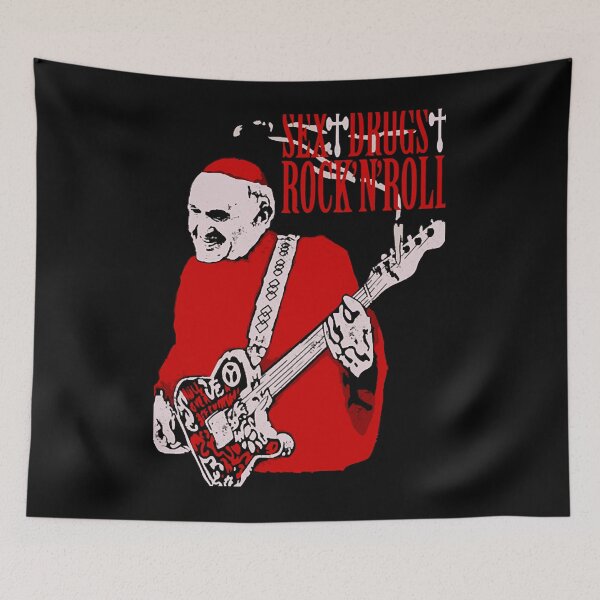 Item preview, Sex, Drugs and Rock N Roll pope  designed and sold by MyrtleHamill.