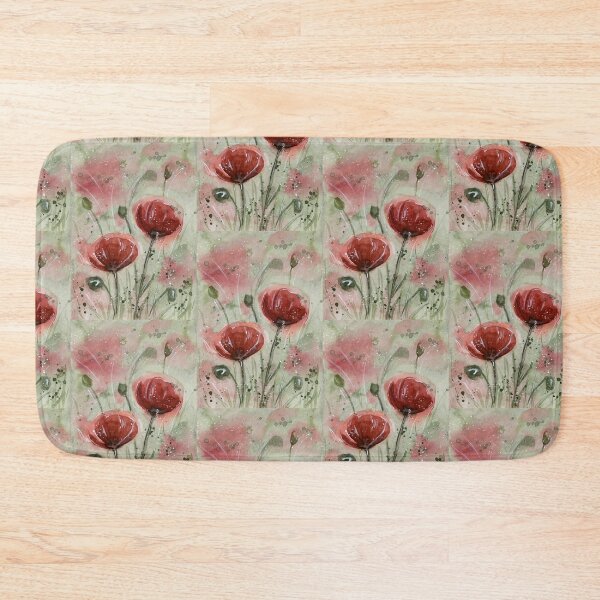 Item preview, Field of Poppies - Watercolor Painting designed and sold by Pattokarts.