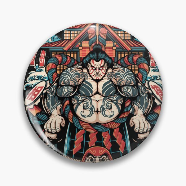 Item preview, Vintage Yokozuna Dharuma designed and sold by Oni Kanzen.