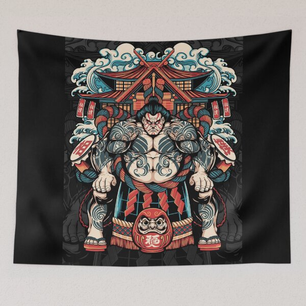 Item preview, Vintage Yokozuna Dharuma designed and sold by Oni Kanzen.