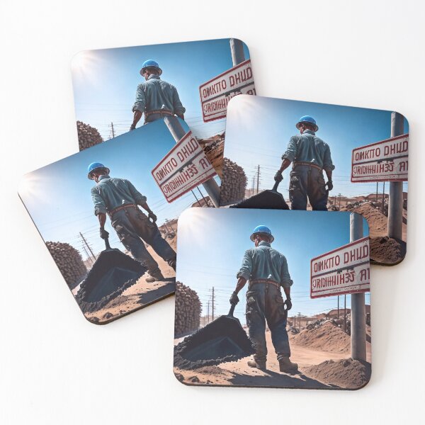 Item preview, Man works very hard designed and sold by M-Y-A-R-T-.