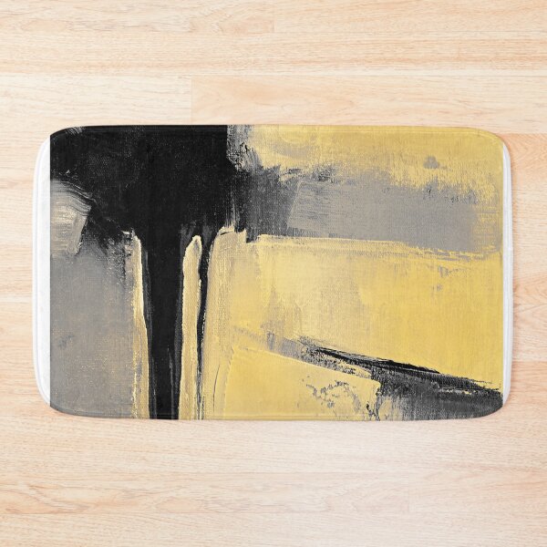 Item preview, Black yellow abstract  designed and sold by ElaSzczepaniak.