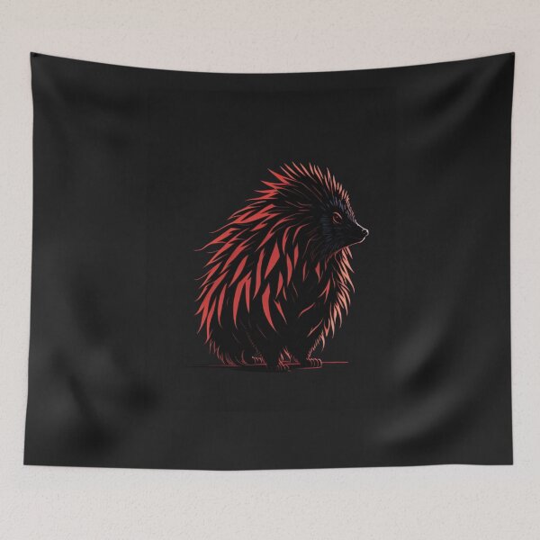 Item preview, Porcupine Silhouette Sticker - Cute Animal designed and sold by joejiing.