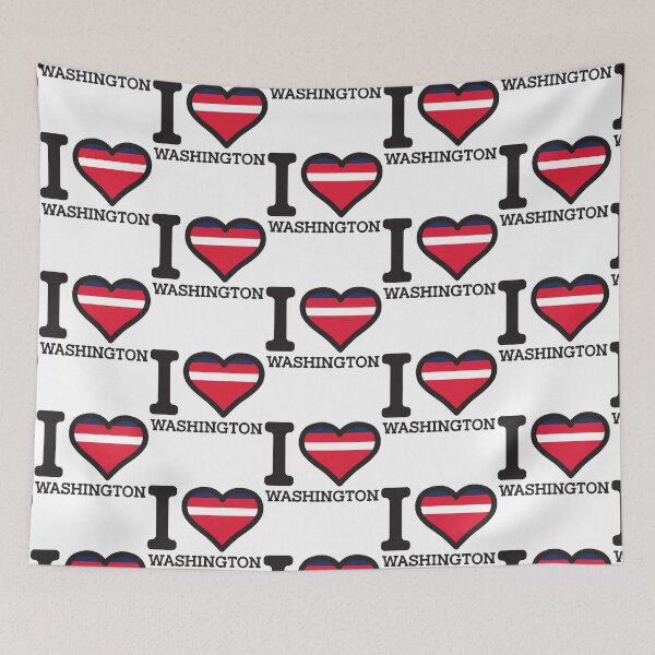 Item preview, “I love Washington Basketball Fan T designed and sold by kritis-perling.