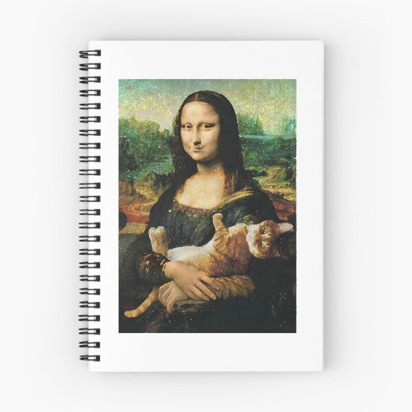 Item preview, Mona Lisa holding a cat  designed and sold by RosinaInmans.