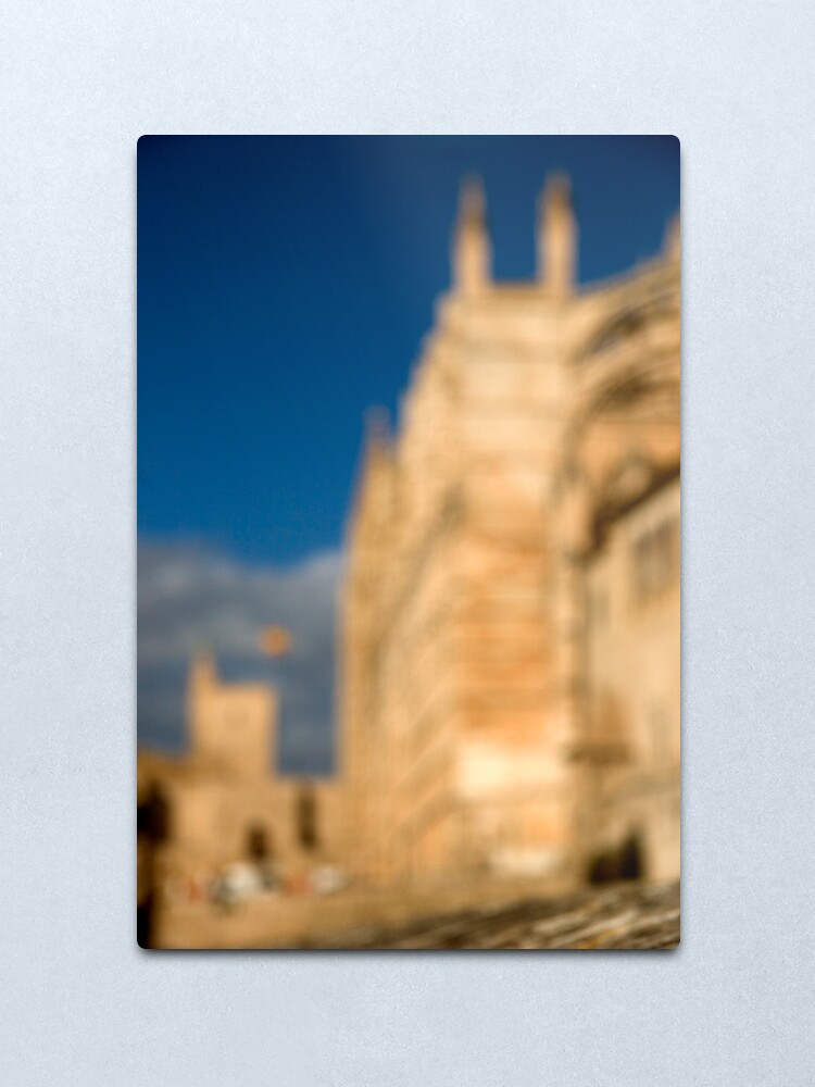 Alternate view of La Seu - Palma de Mallorcas 12th Century Cathedral Metal Print