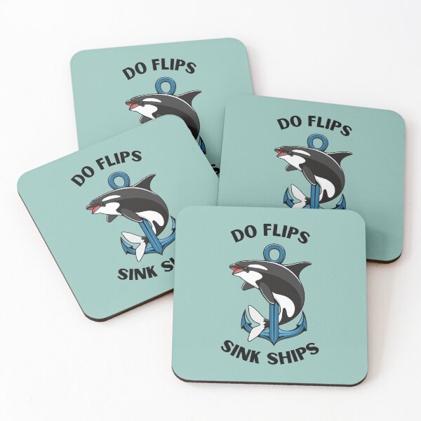 Item preview, Do Flips Sink Ships Orca designed and sold by toadsforall.