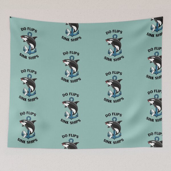 Item preview, Do Flips Sink Ships Orca designed and sold by toadsforall.