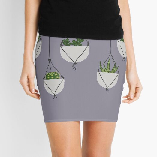 Hanging Succulents and Cacti Mini Skirt