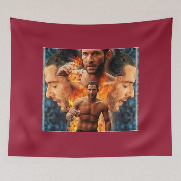 Item preview, Tom Ellis - Lucifer is Risen Duvet Cover 	 designed and sold by iytmwcwqf10.