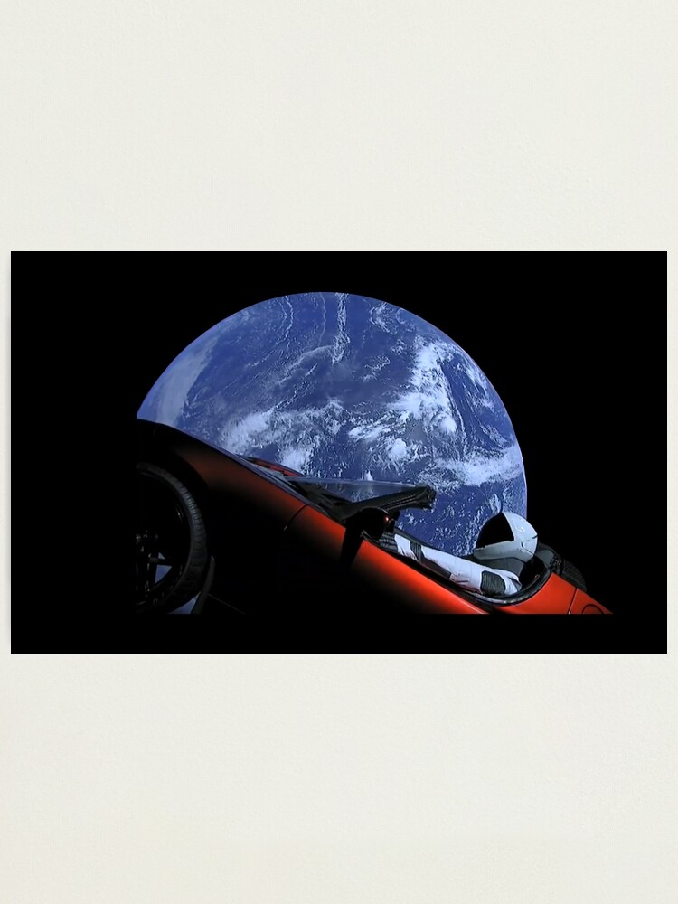 Starman in Tesla with planet earth Coffee Mug by SpaceX - Fine Art America