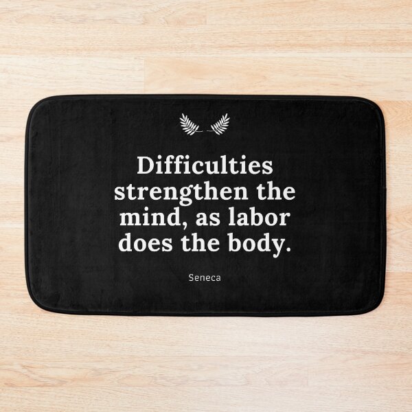 Item preview, Seneca - Difficulties & Strength designed and sold by The Stoic Sigma.