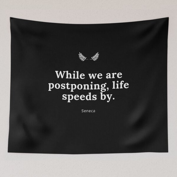Item preview, Seneca - On Procrastination designed and sold by The Stoic Sigma.