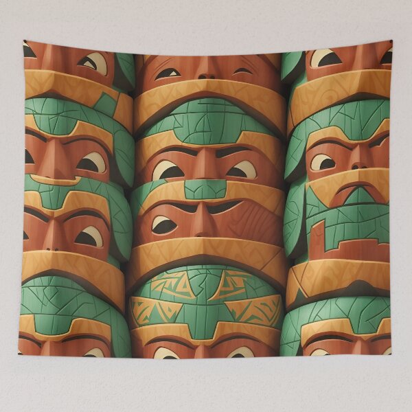 Item preview, Tribal Treasures: Seamless Hawaiian Culture designed and sold by LeonAndrewRazon.