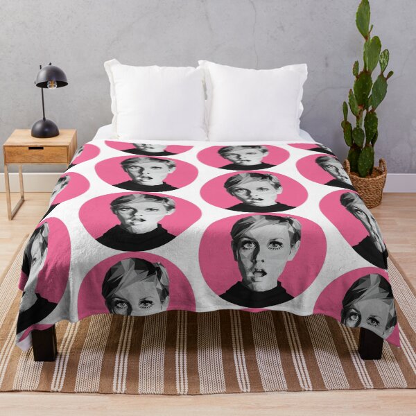 Item preview, Twiggy low-poly portrait designed and sold by SydneyKoffler.