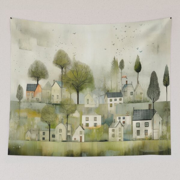 Item preview, Village landscape designed and sold by Adriano Carrideo.