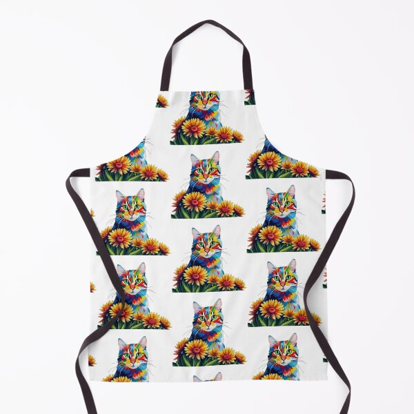Item preview, Ai Colorful cat with flowers 02 designed and sold by Coverex.