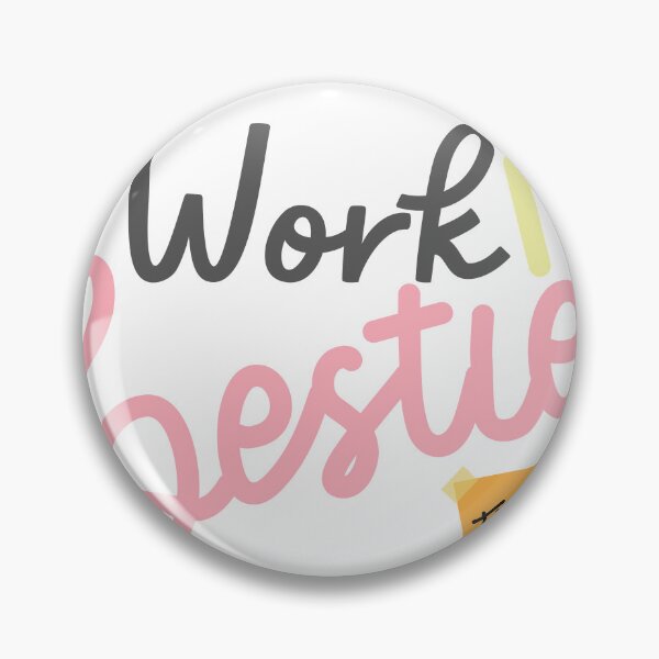 Item preview, Work Bestie - Pink designed and sold by Shy Introvert Tales.