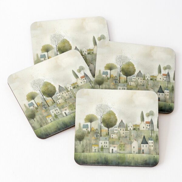 Item preview, Little village landscape designed and sold by Adriano Carrideo.