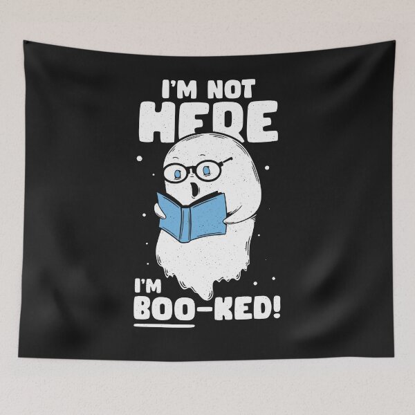 Item preview, Am Busy - Boo ked - Ghost Book designed and sold by ChrisFeil.