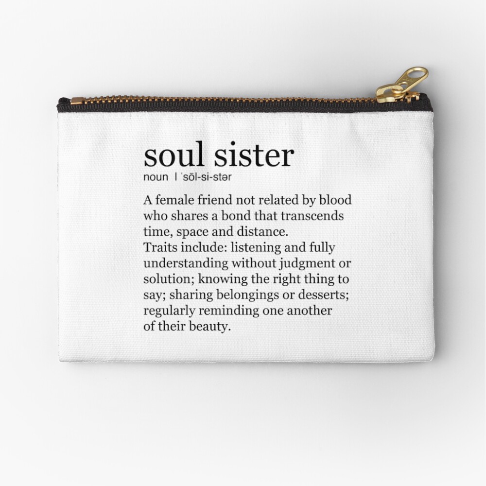 Soul Sister Zipper Pouch
