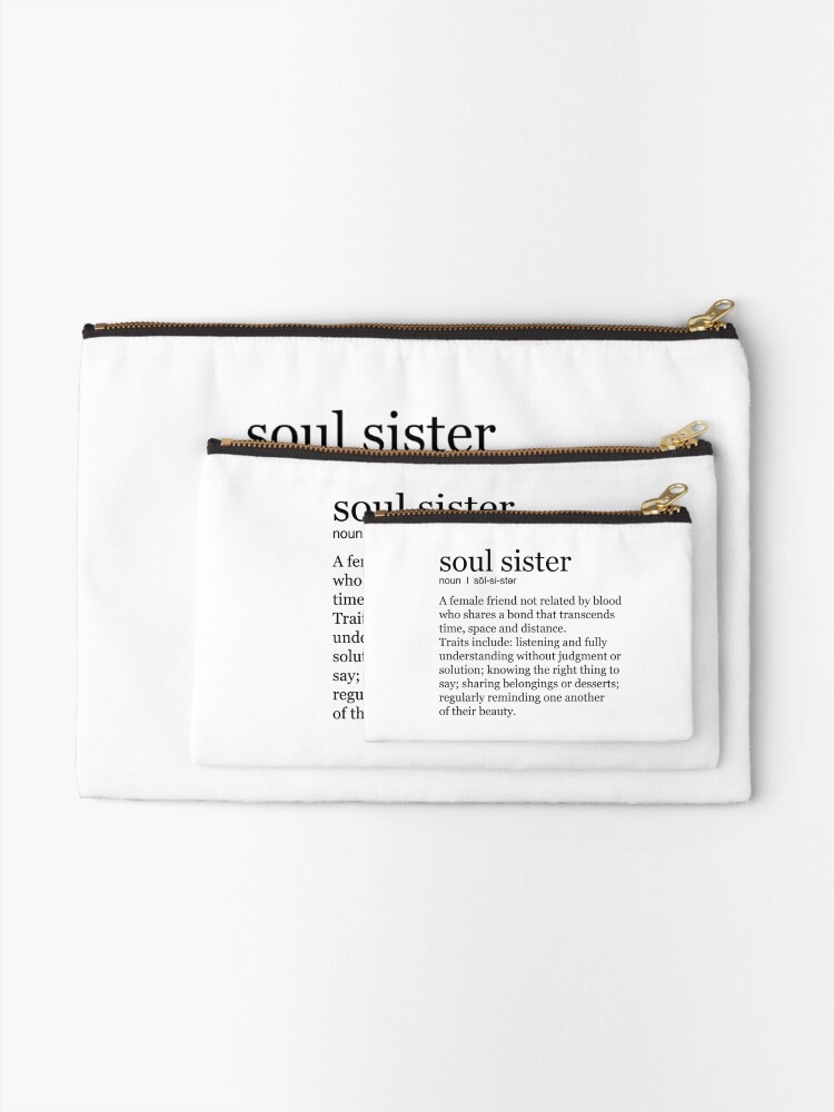 Alternate view of Soul Sister Zipper Pouch