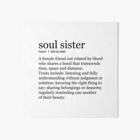 Soul Sister Art Board Print