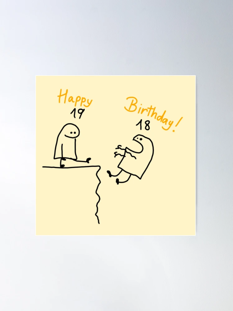 Witzige Geburtstagskarte Zum 19. Geburtstag – Für Sohn, Tochter, Männer & Frauen, Mit Humorvollem Spruch