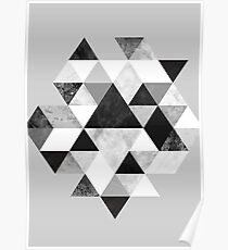 Graphic 202 Black and White Poster