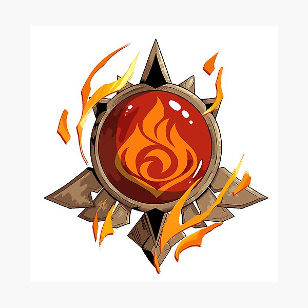 Item preview, Pyro Vision (Mondstadt) designed and sold by Art by Syren.